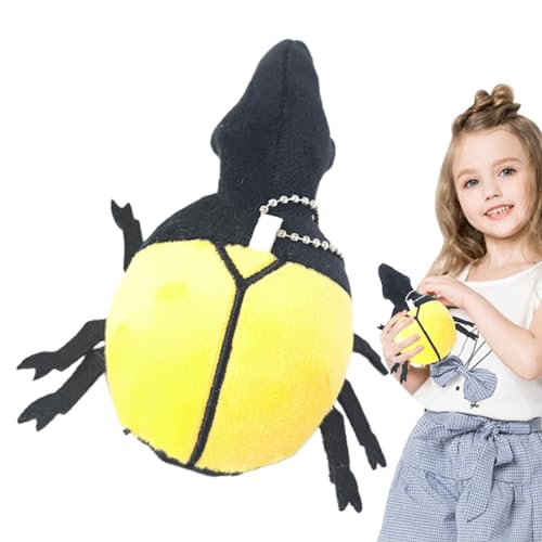 Plüschtiere, Plüschtiere, Marienkäfer, ultraweich, kreativ, 10 cm | Plüschkissen, kleine Plüschtiere, modisch, für Schultaschen für Mädchen von Gohemsun