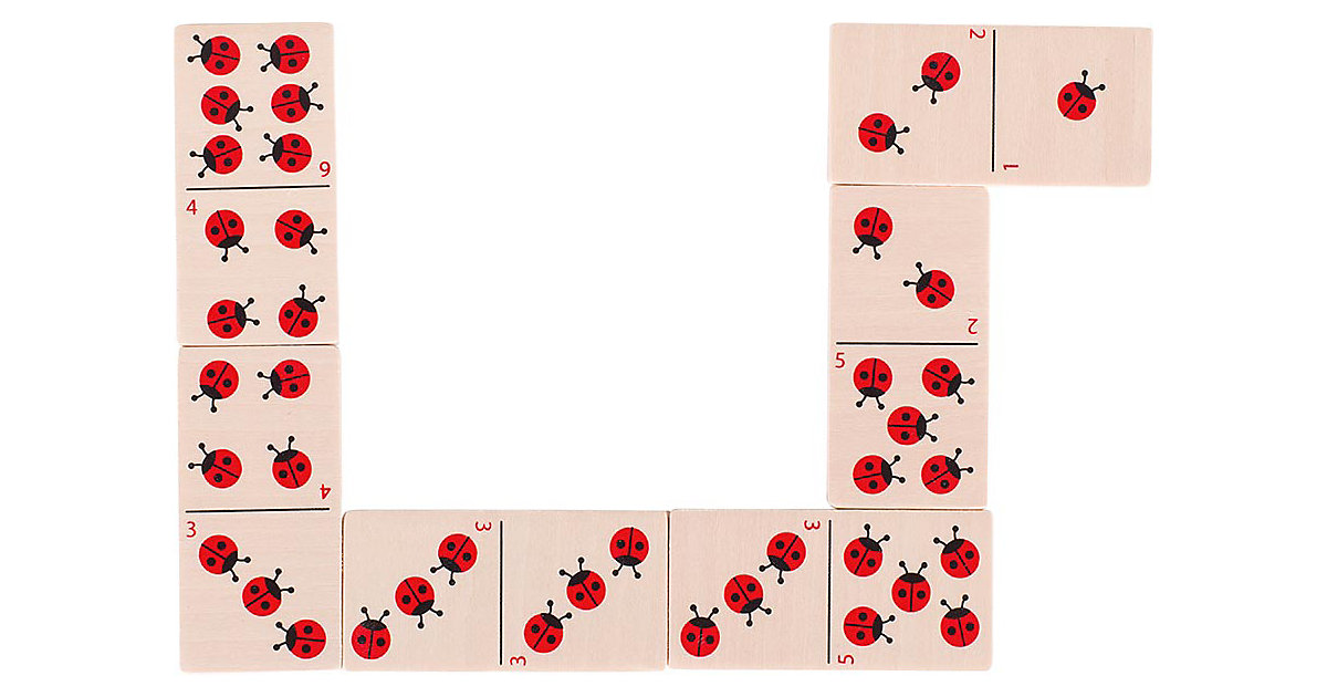 Dominospiel Marienkäfer (Kinderspiel) von Goki