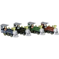 GOKI 12104 Klassische Lokomotive mit Geräusch und Licht, 4-fach sortiert von Goki