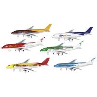 GOKI 12142 Flugzeuge, Spritzguss, 6-fach sortiert von Goki