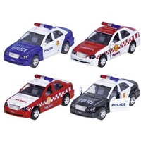 GOKI 12194 Polizei und Feuerwehr mit Sirene + Licht, L= 15 cm Rückzugmotor, 4-fach sortiert GOKI 12194 Polizei und Feuerwehr mit Sirene + Licht, L= 15 cm Rückzugmotor, 4-fach sortiert von Goki