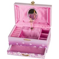GOKI 15545 Musikspieldose Ballerina VI, Melodie: Schwanensee 19,3 x 11 x 9,8 cm, feste Pappe, mit Schublade GOKI 15545 Musikspieldose Ballerina VI, Melodie: Schwanensee 19,3 x 11 x 9,8 cm, feste Pappe, mit Schublade von Goki