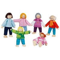 GOKI 51496 Biegepuppen Moderne Familie von Goki