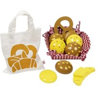GOKI 51704 Kaufladen Miniaturen Brötchen, mit Baumwollbeutel und Korb GOKI 51704 Kaufladen Miniaturen Brötchen, mit Baumwollbeutel und Korb von Goki