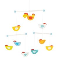 GOKI 52887 Mobile Lustige Hühner 29 x 31 cm, Holz GOKI 52887 Mobile Lustige Hühner 29 x 31 cm, Holz von Goki