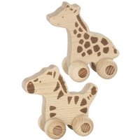 GOKI 54874 Schiebetiere Safari, GOKI nature, 2-fach sortiert von Goki