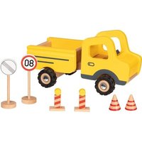 GOKI 55894 Baustellenfahrzeug mit Verkehrsschildern GOKI 55894 Baustellenfahrzeug mit Verkehrsschildern von Goki