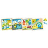 GOKI 57323 Konturpuzzle, sortiert von Goki