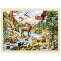 GOKI 57409 Einlegepuzzle Nordamerikanische Wildnis GOKI 57409 Einlegepuzzle Nordamerikanische Wildnis von Goki