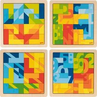 GOKI 57472 Einlegepuzzle, 4-fach sortiert GOKI 57472 Einlegepuzzle, 4-fach sortiert von Goki
