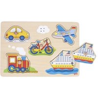 GOKI 57519 Soundpuzzle Verkehrsmittel, mit Fahrzeugsounds von Goki