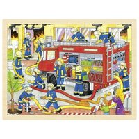 GOKI 57527 Einlegepuzzle Feuerwehreinsatz GOKI 57527 Einlegepuzzle Feuerwehreinsatz von Goki
