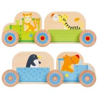 GOKI 58437 Zug-Bauset Mein kleiner Zug von Goki