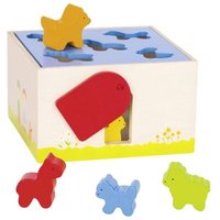 GOKI 58665 Sort box Bauernhoftiere 16,5 x 16 x 9,5 cm, Holz, 5 Tiere GOKI 58665 Sort box Bauernhoftiere 16,5 x 16 x 9,5 cm, Holz, 5 Tiere von Goki
