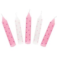 GOKI 60697 Geburtstagskerzen-Set, rosa gepunktet von Goki