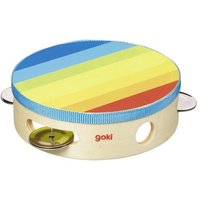 GOKI 61920 Tamburin mit Schellen H= 4,5 cm, Ø= 14,5 cm, Holz GOKI 61920 Tamburin mit Schellen H= 4,5 cm, Ø= 14,5 cm, Holz von Goki