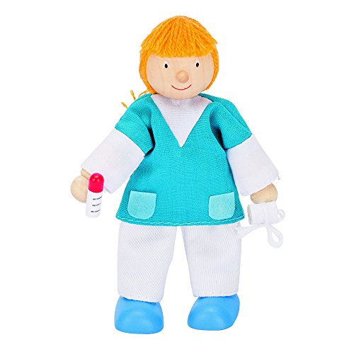 Goki 51615 - Biegepuppe Krankenschwester von goki