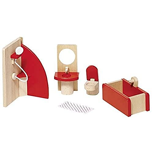 Goki 51717 Puppenmöbel Badezimmer, Basic von goki