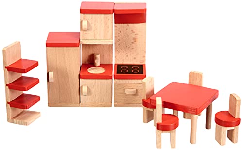 Goki 51718 Puppenmöbel Küche, Basic, Small von goki