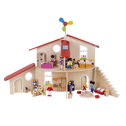 Goki 51737 Puppenhaus "Modern Living" aus Holz von goki