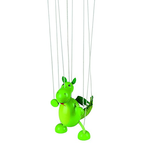 Goki 51754 Marionette Dinosaurier Puppe, gemischt, 20 x 15 x 15 centimètres von goki