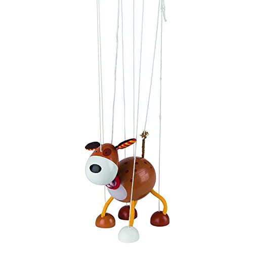 Goki 51755 Dog Marionette Hund Puppe, M von goki