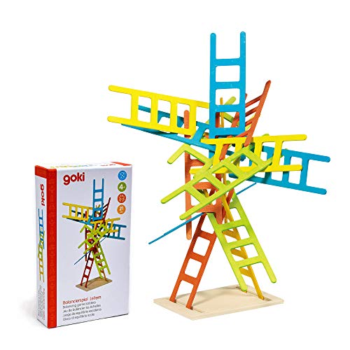 Goki 56877 - Balancier- und Stapelspiel - Leitern von goki