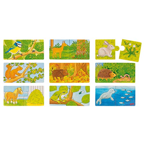 goki 57464 - Minipuzzle Wer frisst was? Aus Holz - 18-teilig, 9 Motive goki 57464 - Minipuzzle Wer frisst was? Aus Holz - 18-teilig, 9 Motive von goki
