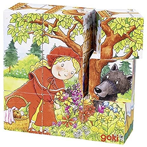 Goki 57542 - Würfelpuzzle - Märchen von goki