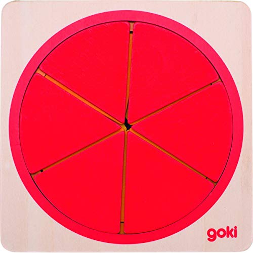 goki 57737 - Schichtenpuzzle Kreis, 21-teilig von goki