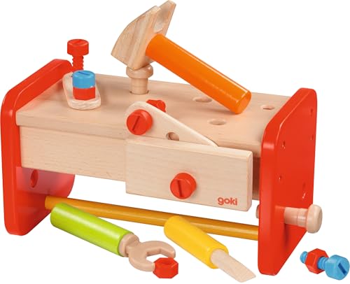Goki 58871 - Werkbank inklusive Aufbewahrungsbox von goki