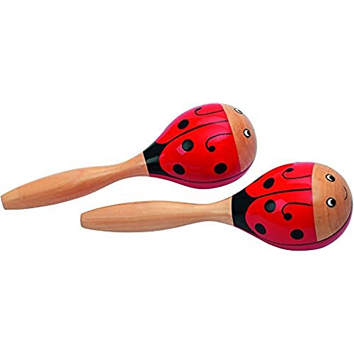 Goki 61917 - Musikinstrument - Maracas Marienkäfer von goki