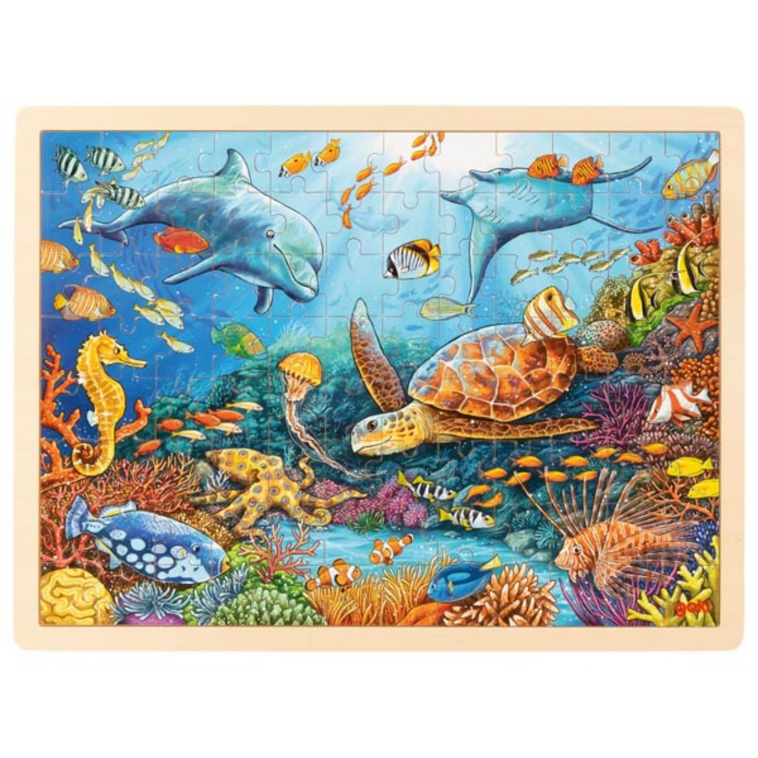 Goki Einlegepuzzle 96 Teile - Great Barrier Reef Goki Einlegepuzzle 96 Teile - Great Barrier Reef von Goki