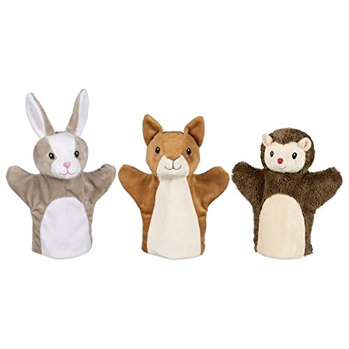 Goki - Handpuppen Eichhörnchen, Kaninchen und Igel – Stoff – 50961 Goki - Handpuppen Eichhörnchen, Kaninchen und Igel – Stoff – 50961 von Goki