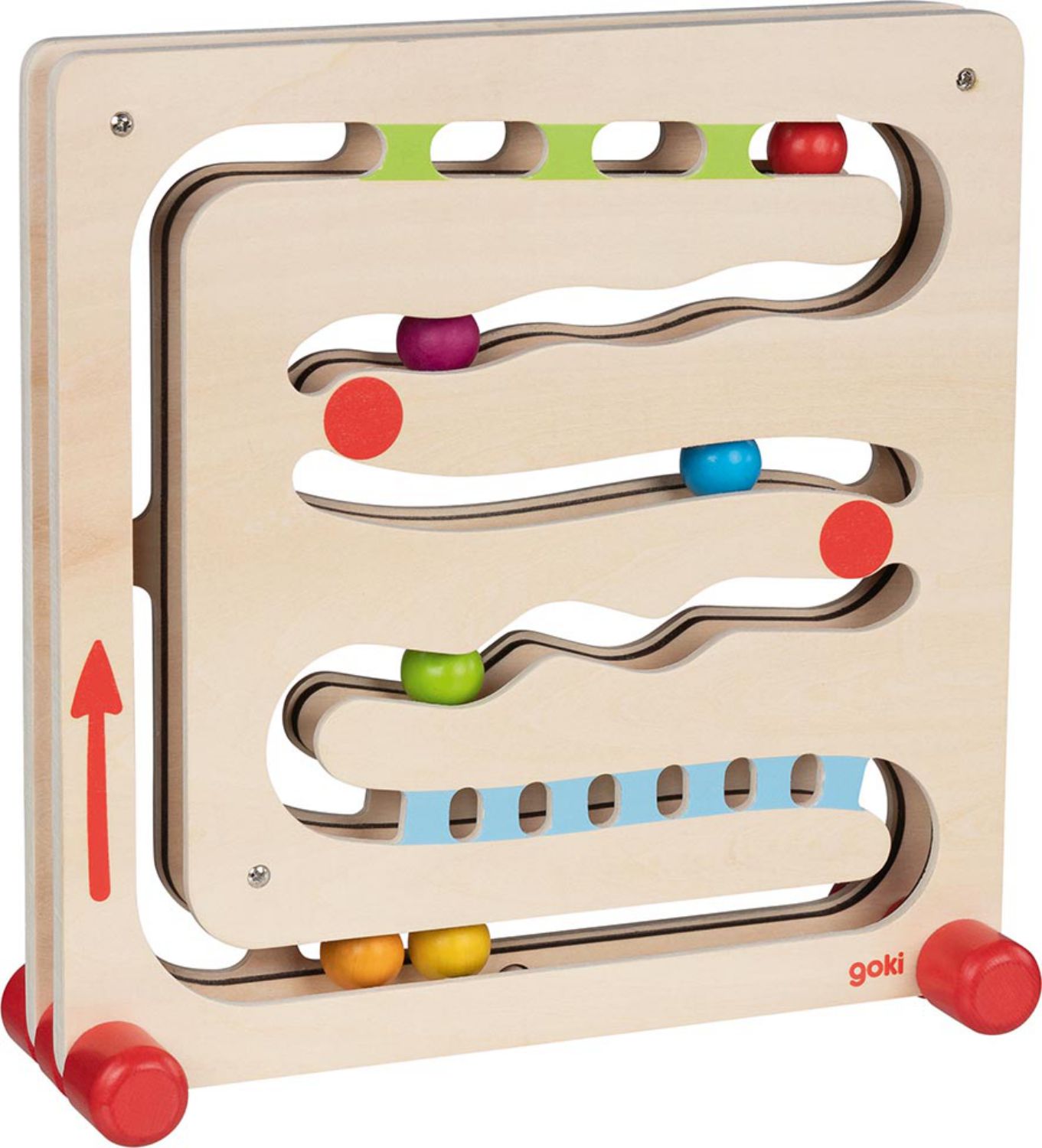 Goki Kugelbahn mit Fingerfahrstuhl - Goki Kugelbahn mit Fingerfahrstuhl - von Goki