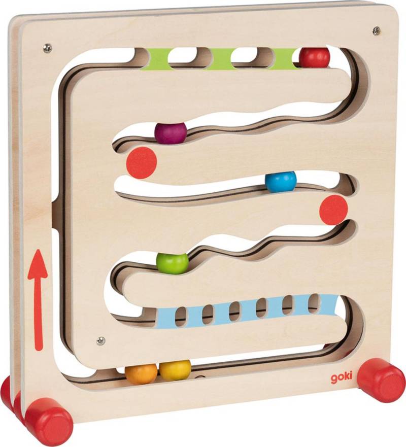 Goki Kugelbahn mit Fingerfahrstuhl - von Goki