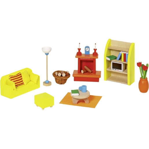Goki Puppenhaus-Möbel Wohnzimmer von Goki