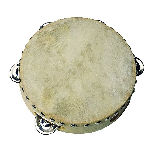 Goki UC085 - Musikinstrument - Tamburin mit 5 Schellen von goki