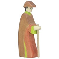 HOLZTIGER 80316 Hirte mit Stab 3 von Goki