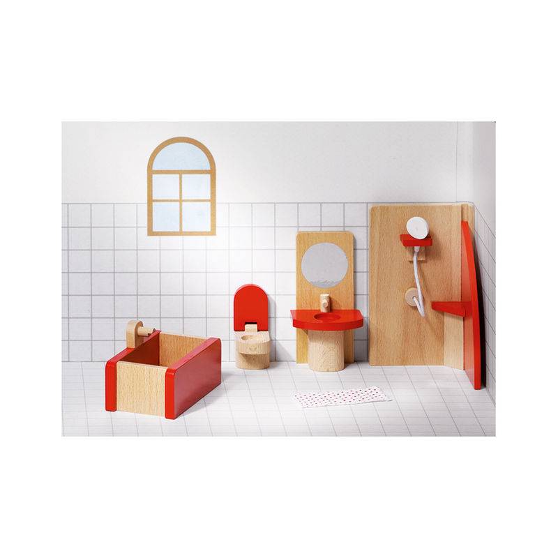 Puppenmöbel Badezimmer 5-teilig von Goki