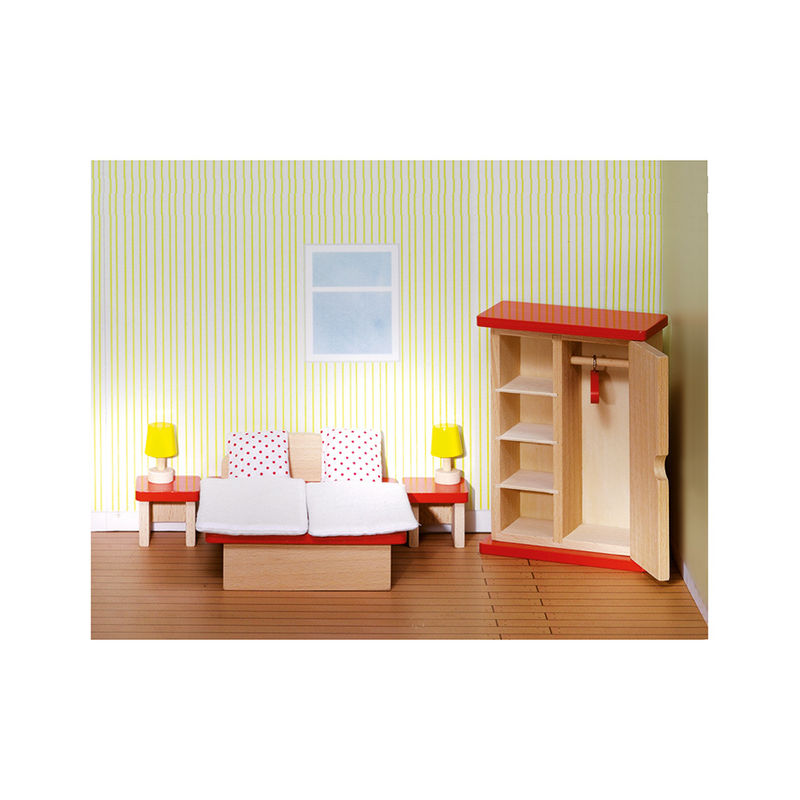 Puppenmöbel Schlafzimmer 11-teilig von Goki
