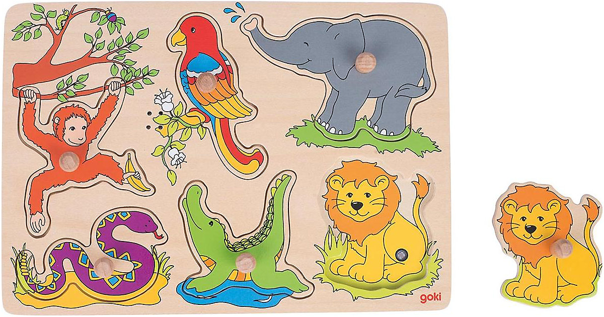 Soundpuzzle Zootiere, mit Tierstimmen von Goki