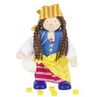 goki 51619 Biegepuppe Piratin von Goki