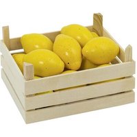 goki 51666 Zitronen in Obstkiste Frucht: L= 5 cm, Holz, 10 Teile von Goki