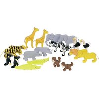 goki 53942 Tierset Afrika H= 3,5 - 7,5 cm, Holz, 20 Tiere goki 53942 Tierset Afrika H= 3,5 - 7,5 cm, Holz, 20 Tiere von Goki