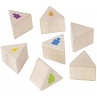 goki 56684 Memospiel Gewichte 6,7 x 6,7 x 5,8 cm, 12 Teile, Holz von Goki