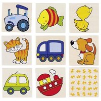 goki 56698 Memospiel Mein erstes Memo 5 x 5 cm, Holz, 16 Teile, per Stück von Goki