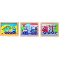 goki 57739 Einlegepuzzle Bei der Arbeit, sortiert goki 57739 Einlegepuzzle Bei der Arbeit, sortiert von Goki