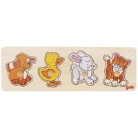 goki 57866 Hund, Ente,... Steckpuzzle goki 57866 Hund, Ente,... Steckpuzzle von Goki