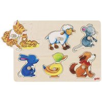 goki 57929 Hintergrundbildpuzzle Mutter und Kind von Goki